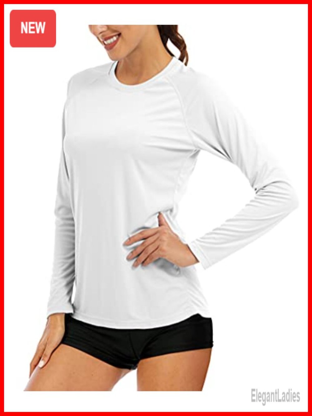 Women's Long Sleeve UPF 50+ Sun Protection Shirt Quick Dry Rash Guard